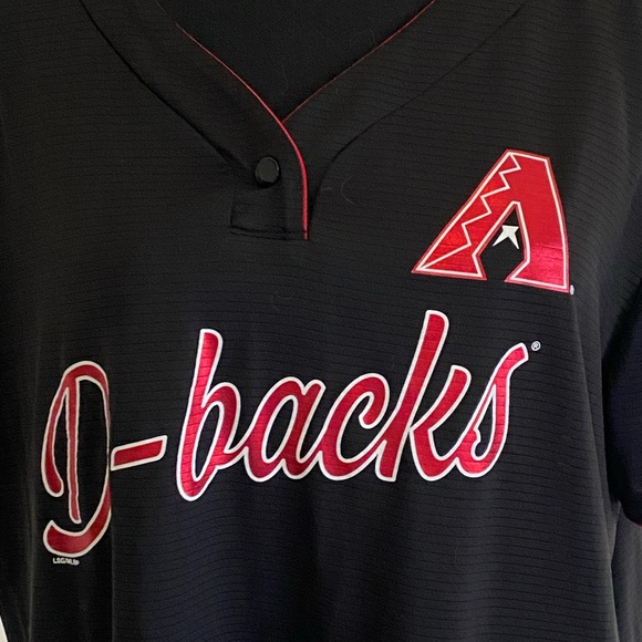 3 for $25 Women’s Arizona Diamondbacks jersey shirt size XL black - Picture 6 of 8